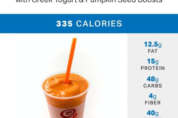 Jamba juice nutrition facts