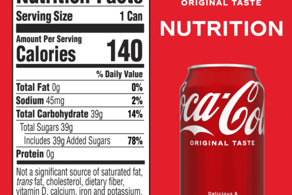 Coke 12 oz nutrition facts